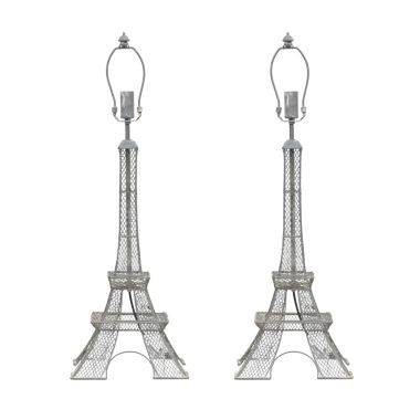 Par de Luminárias Torre Eiffel